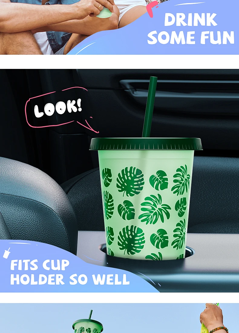 24Oz Plastic Cold Cup Tumbler Christmas PP Plastic Cup factory