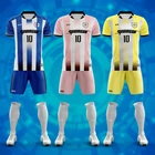 Football Hot Sale Custom OEM Printing England Spain Soccer Uniform Sports Wear Set Team Training Football Shirt