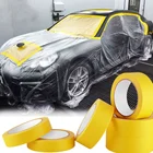 High Temperature Yellow Masking Tape Refinish Auto Car Spray Paint Tape