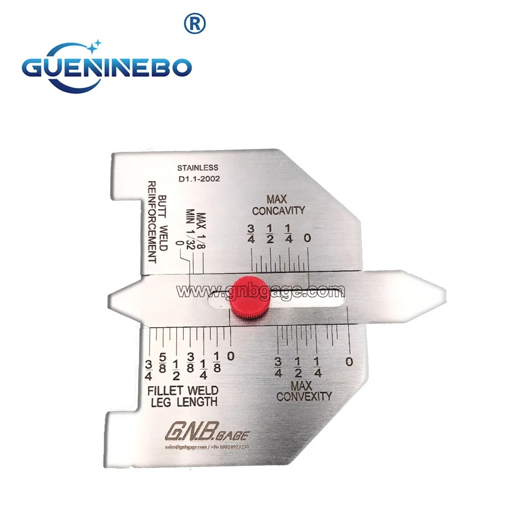 INCH AUTOMATIC WELD SIZE STAINLESS STEEL WELDING GAUGE GAGE 