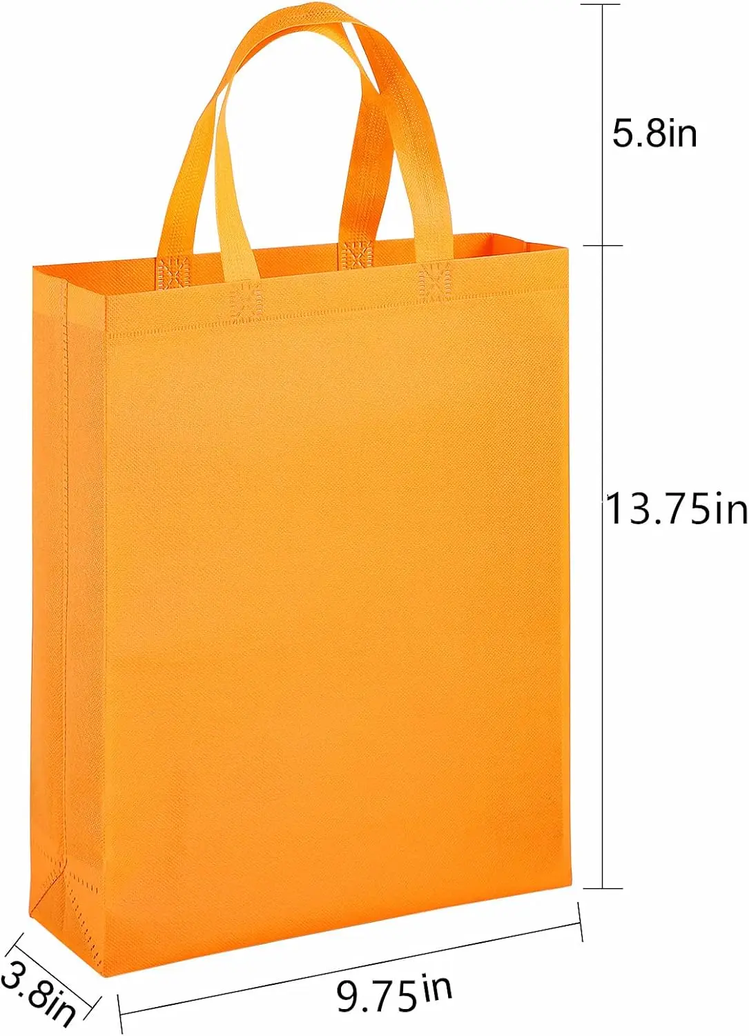 product handled shoulder strap non woven reusable eco friendly shopping bag with letter pattern for daily use-15