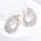 Earrings Women 925 Sterling Silver Piercing Bitch Hoop Earrings Women Wedding Jewelry