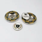Poker Chip Embossed Different Name Ball Markers New 40mm 2 Sided Custom Embossed Metal Magnetic Golf Poker Chip Ball Marker