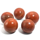 Arts Crafts Wholesale Natural Crystal Spheres Redstone Decorations Arts Crafts Red Jasper Ball