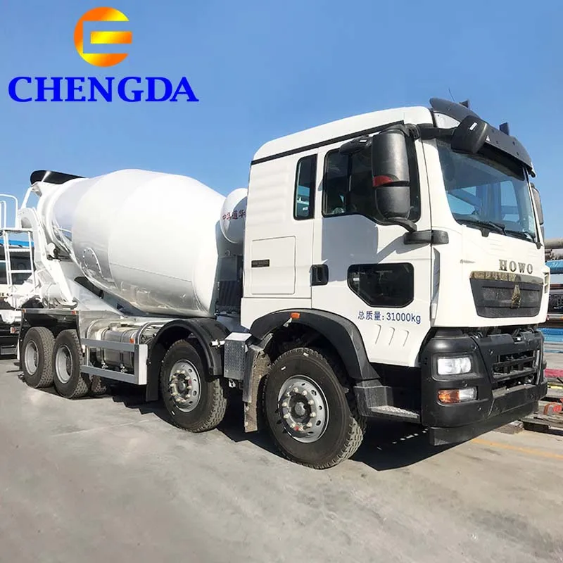 China Sinotruck Howo 8x4 12wheels 16cbm Concrete Mixer Truck Concrete