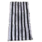 Fur Dyed Chinchilla Rex Rabbit Fur Plate Real Fur Rug/fur Blanket For Sale