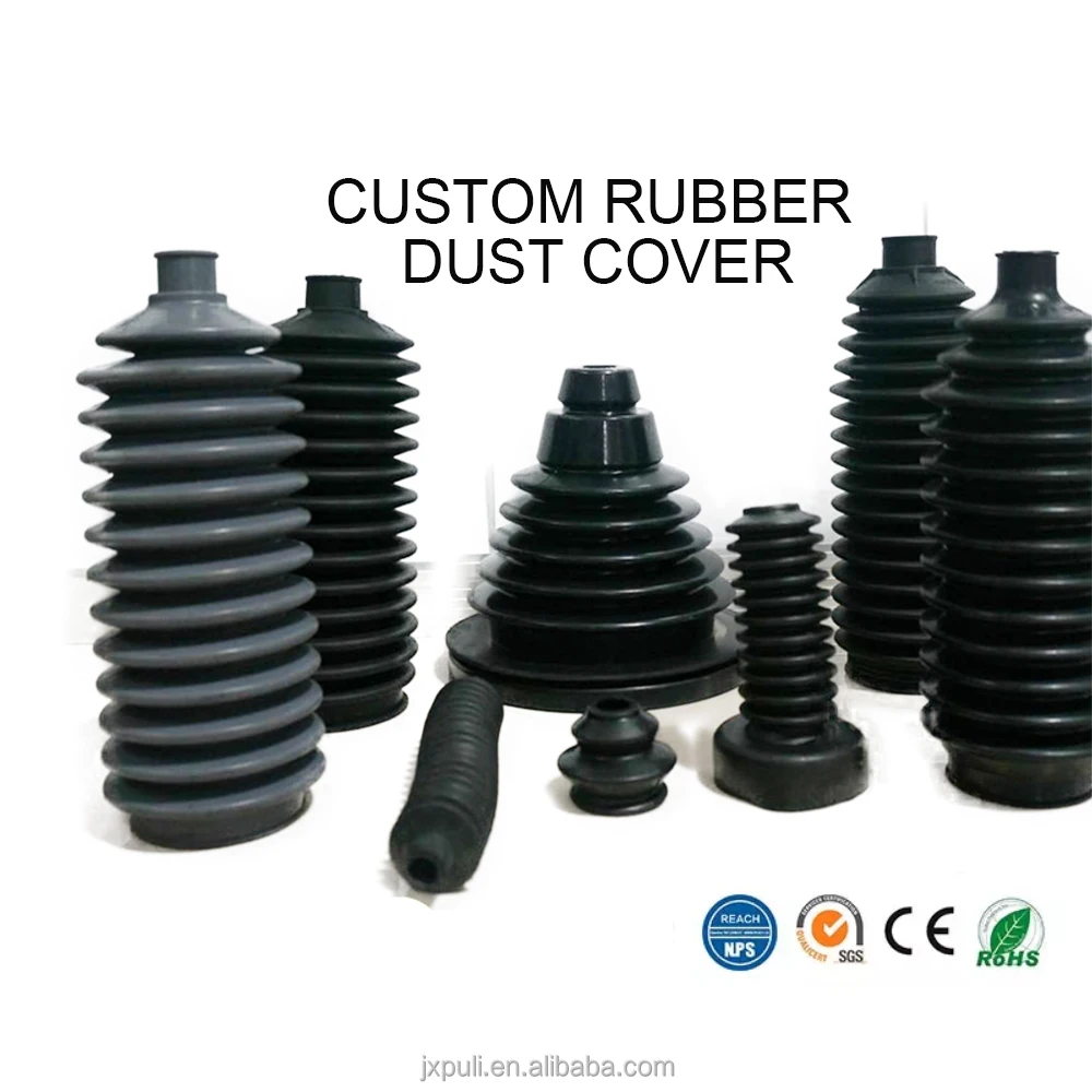 Puli Customize Custom Rubber Bellows Hole End Seal Silicone Rubber