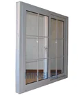 Windows European Style Plastic Double Glazed Pvc Sliding Windows