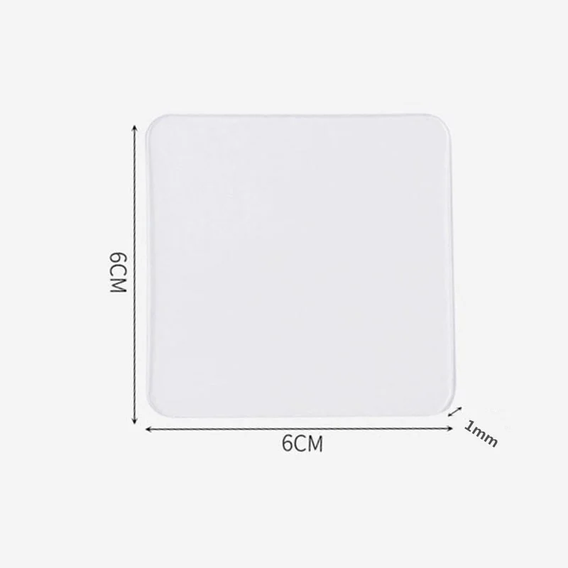 Multipurpose Die Cutting Double Sided Washable Circle Customized Size Nano Sticker Pad,Nano Tape Reusable