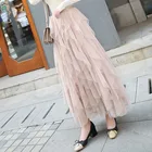 Chiffon Skirt Chiffon Irregular Hem Chiffon Pleated Skirt Elegant Cake Dress Women's Long Skirt
