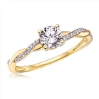 Gold Rings Ring Gold Ring Ring Ring Andrew 9K Jewelry Women Gold Rings Engagement Ring Zircon Luxury 2021