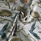 Silk Fabric Custom Digital Printing On Silk Charmeuse Satin Fabric