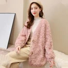 Wool Super Nice Lamb Wool Coat Jacket Plus Size Coat For Ladies Fur Winter Coat