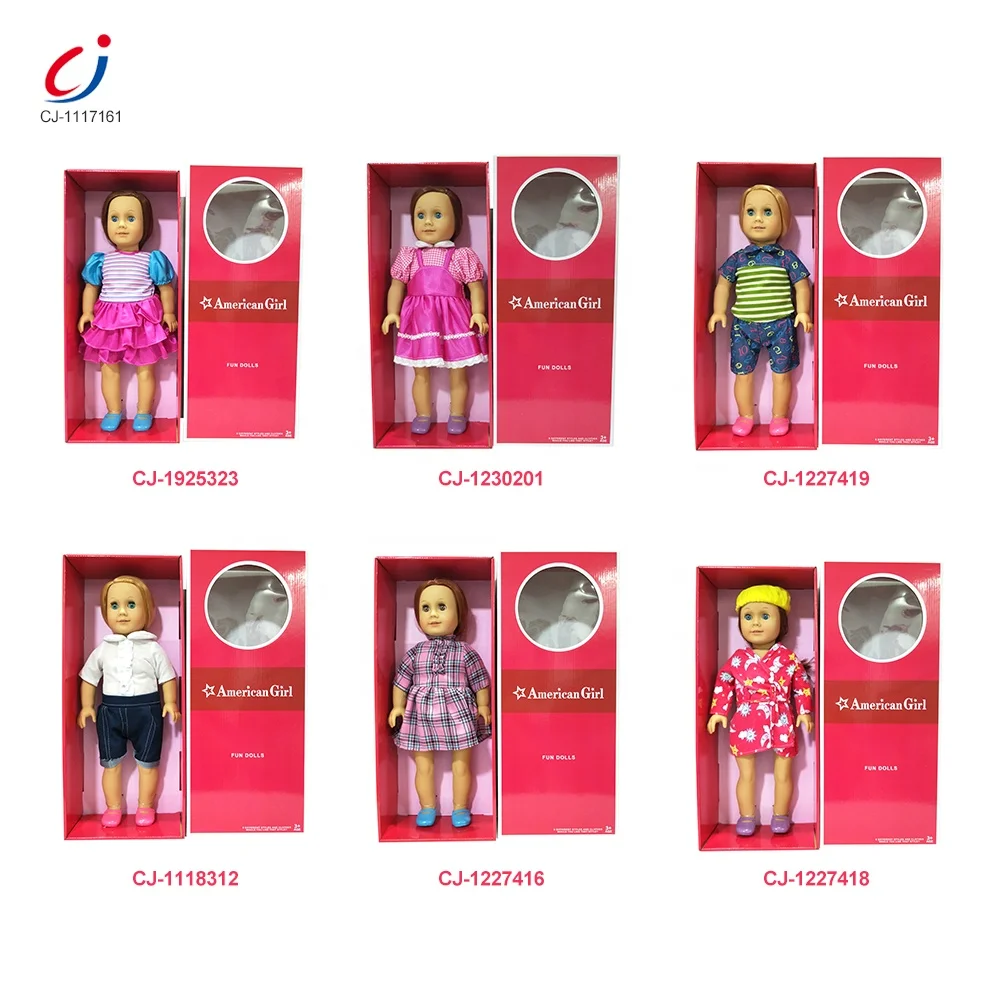 Wholesale girls children muneca para ninas fashion baby dolls girl toy bonecas vinyl 18 inch dolls for girls