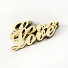 Name Decoration Laser Cut Wooden Hollow Out English Name Decoration