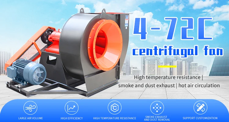 Centrifugal Fan, 4-72, 380, metal - detail 2