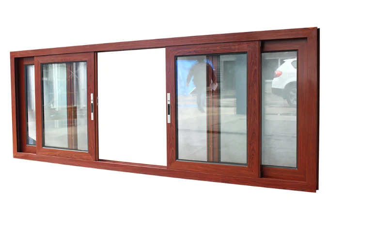 Customized Pvc windows Double Glassed Slide windows with Grill Design for Sale