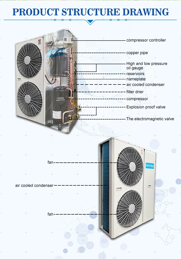 Condensing Unit, 2hp, 3hp, 4hp, 5hp - detail 4