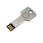 Usb Pen Key Shaped USB 3.1 Flash Drive 16GB 128GB 32GB 64GB Usb Pen Drivers Metal Silver Usb Stick