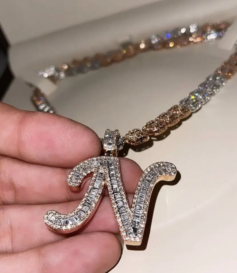 Plate Pendant Chain Necklaces 