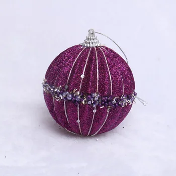 Foam Ornaments, Christmas Tree Hanging Polystyrene Foam Ball for Decorations