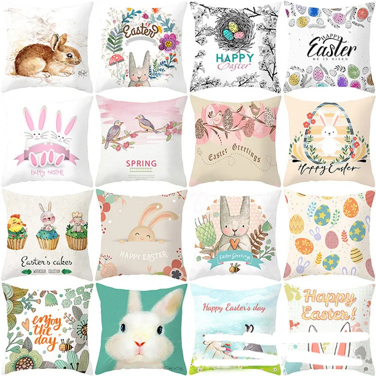 easter pillow covers