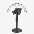 Desktop Microphone Stand Upgraded Adjustable Table Mic Stand With Mic Clip And 5/8" Male To 3/8" Female Screw