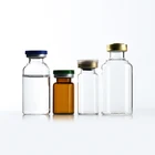 China Vial China Hot Sale Empty Clear Liquid Medicine Glass Vial Bottle With Lid