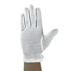 Latex Factory Direct Supply Driver Cotton Gloves White Latex Gloves