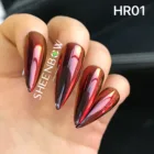 Black Red To Black Multichrome Chameleon Pigment Chrome Powder