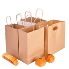Paper Bags Bag Custom Logo Brown Kraft Paper Bags With Rope Handle Custom Logo Paper Bag