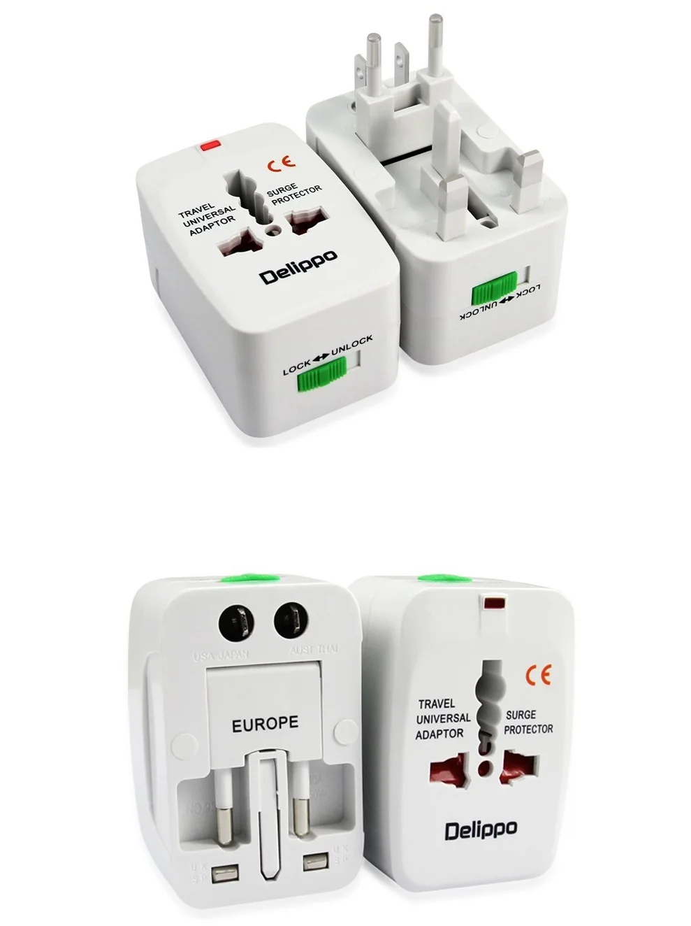 Worldwide Travel Adapter Oem Multifunction Usb Business Travel Mobility