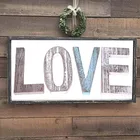 Family Decor Small Box Sign Family Wall Sign Art Farmhouse Love Sign Wood Home Farm House Decor