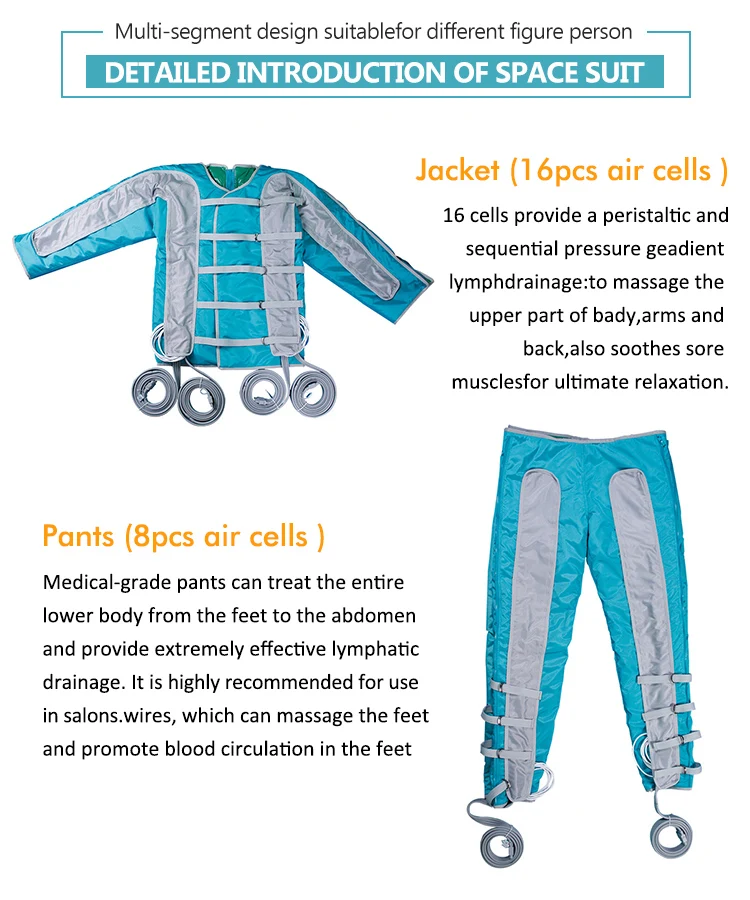 Professional Salon Use Pressotherapy All Body Pressotherapy Suit Pressotherapy Lymphatic Drainage Machine