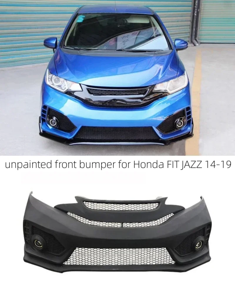 Abs Material Body Kit For Honda Fit Jazz 201419 Modified Front Rear