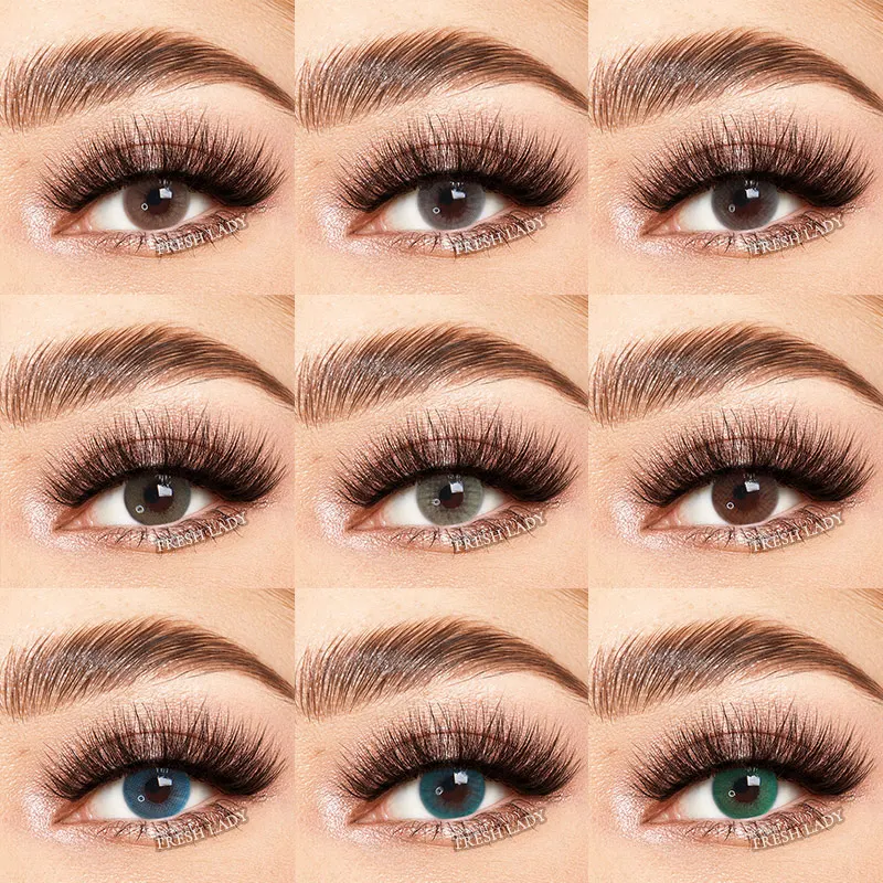 2022 Linagguo Dawn series lentes de contacto de colores colored eye circle contact lenses lentilles de contact de couleur