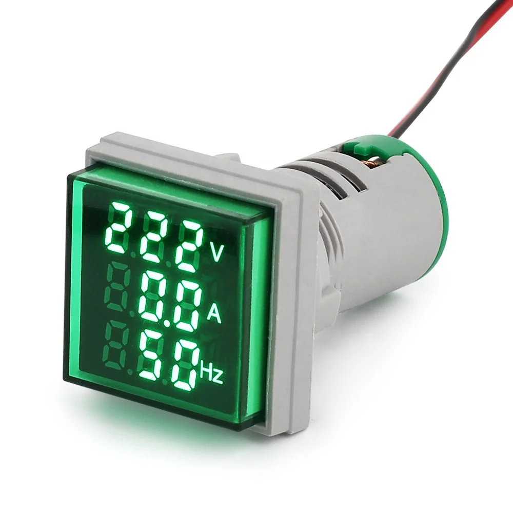Details about   LED Digital Display Voltmeter Ammeter Voltage Current Frequency Tester Meter US 