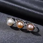 Rings Ring For Women Ready To Ship Hot Sale Sterling Silver Rings Pink Pearl Ring For Women