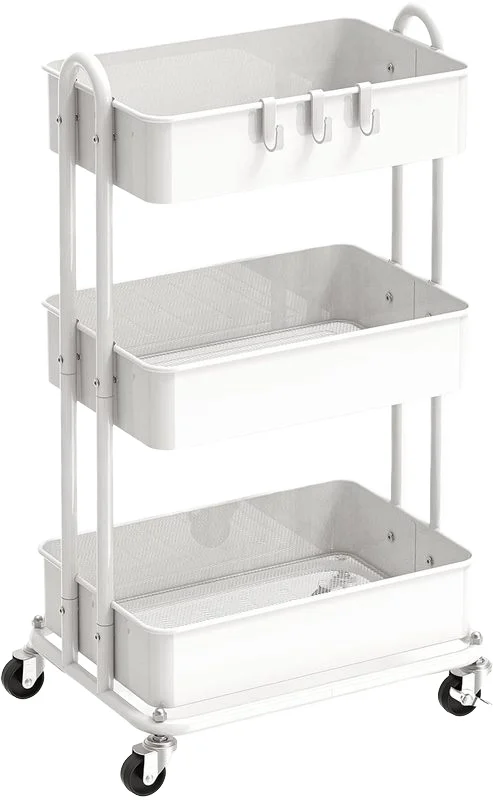 High quality storage shelves  kitchen and office practical tools  wire racks with wheels utility/steel/mesh