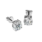 Cut Diamond Earrings Earrings 925 Silver Brilliant Cut Moissanite Diamond Stud Earrings
