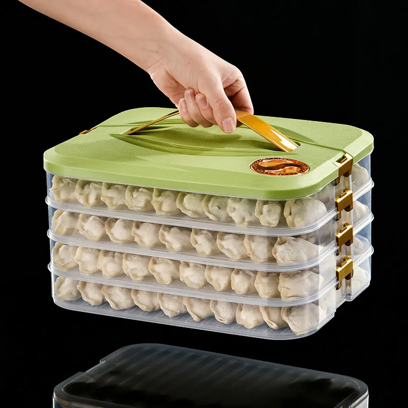 OWNSWING Refrigerator Food Storage Container BPA-Free Food Container With Lid Airtight Kitchen Food Organization