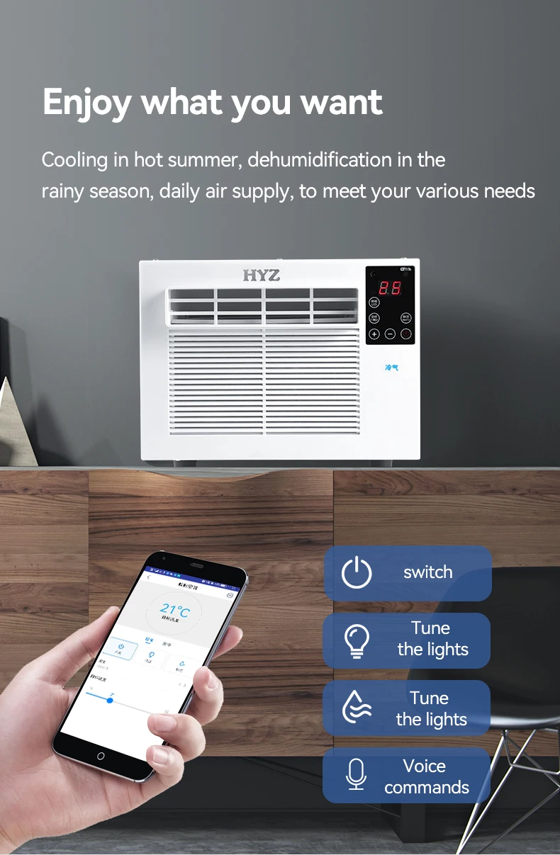 Window Air Conditioner, 220v, 110V 220V, 1900btu - detail 50