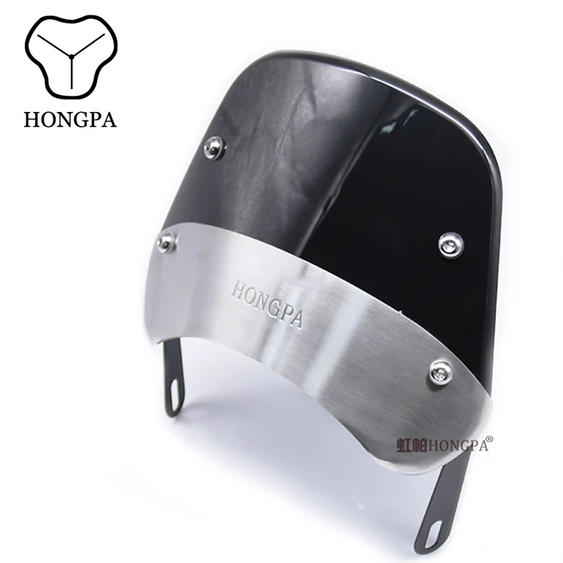 5-7 Inch Hongpa Motorcycle Retro Headlight Windshield Instrument Visor Fit For Honda Cg125 Racer Kawasaki - Buy Motorcycle Wind Deflectors,Motorcycle Windshield,Universal Motorcycle Windshields Product on Alibaba.com