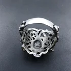Snake Ring JZBX0027 European American Jewelry Titanium Steel Girl Snake Head Retro Punk Stainless Steel Ring
