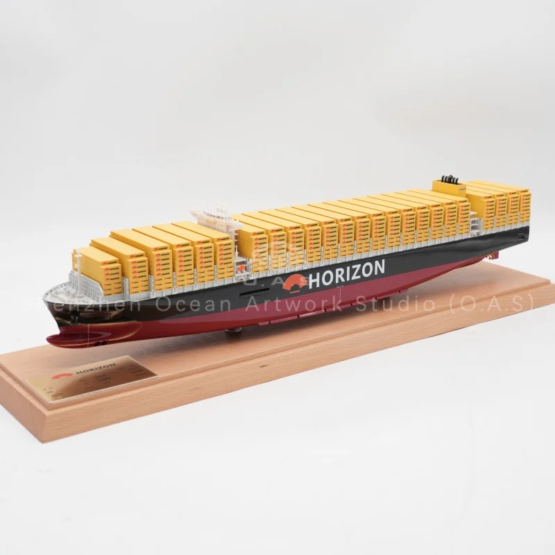 This exquisite ZIM container ship model is custom made with fine simulation details. As a delicate ornament, it supports logo & color customization. Ideal for shipping company gifts, exhibition display and business souvenirs, available for bulk order.Amber@vesselmodel.com Tel:+86 18038048785