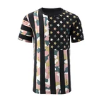 Fashion Men T-Shirt Graphic Fashion Casual Workout Fitness Print Tee Shirt Short Sleeve