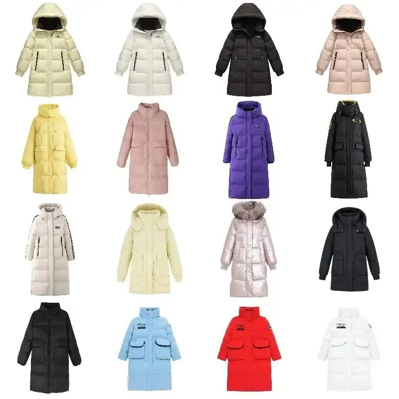 Women's down jacket Winter women's outdoor winter women's warm hooded down jacket