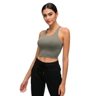Bra Custom High Impact Backless Workout Crop Top Sports Bra Sleeveless Tank For Workout Yoga Gym