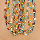 Bead New Design Miyuki Seed Bead Flower Necklace Multicolor Daisy Necklace Choker