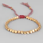 Copper Bracelet Wholesale Market Hand-woven Wenwan Line Shaped Copper Bead Creative Tassel Bracelet